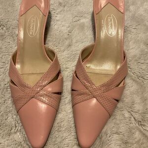 TALBOTS Pink Mules With Low Heel